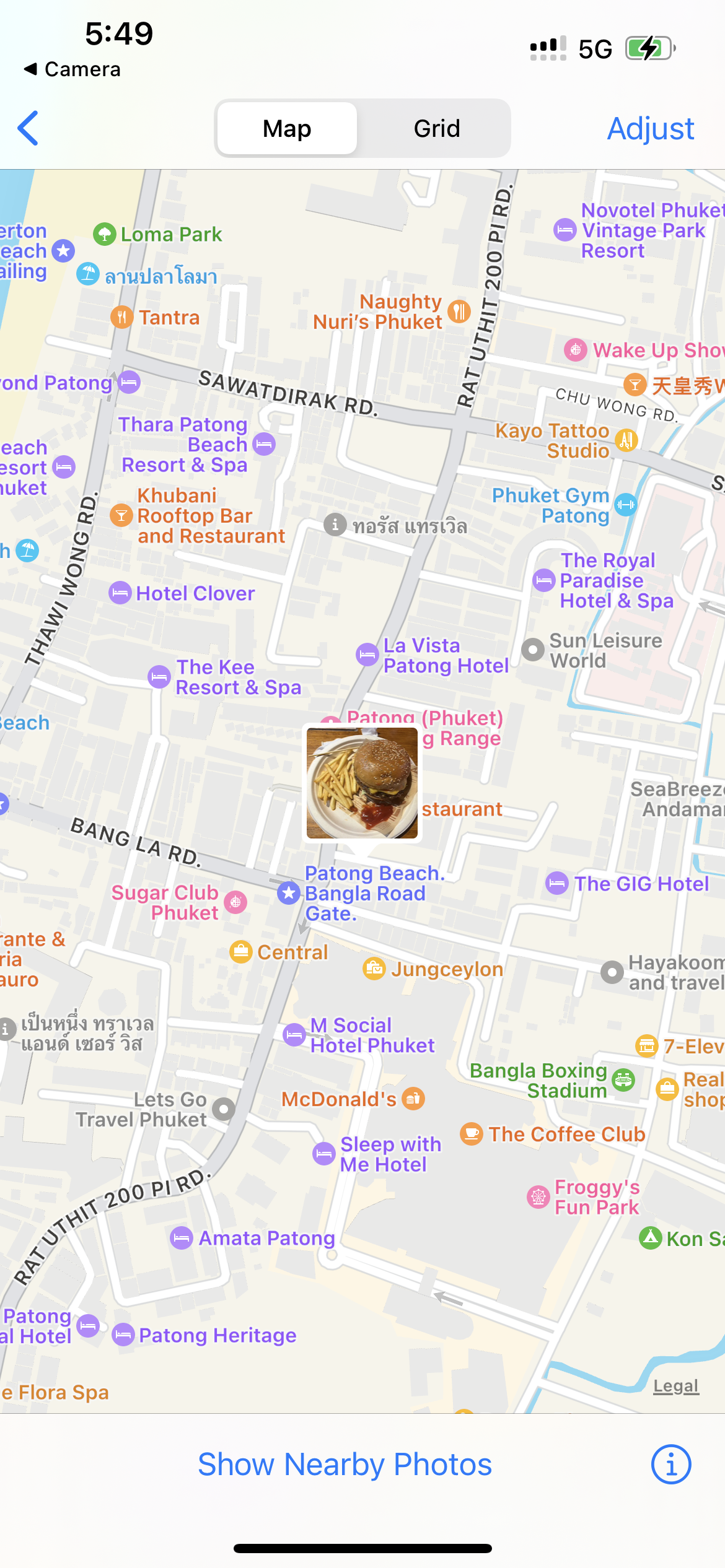 location for fat mammas burgers in patong beach
