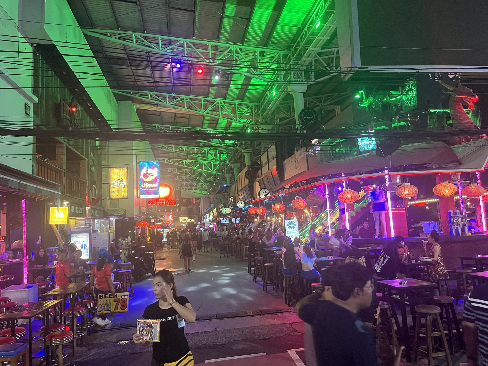 Nightlife in patong beach in phuket