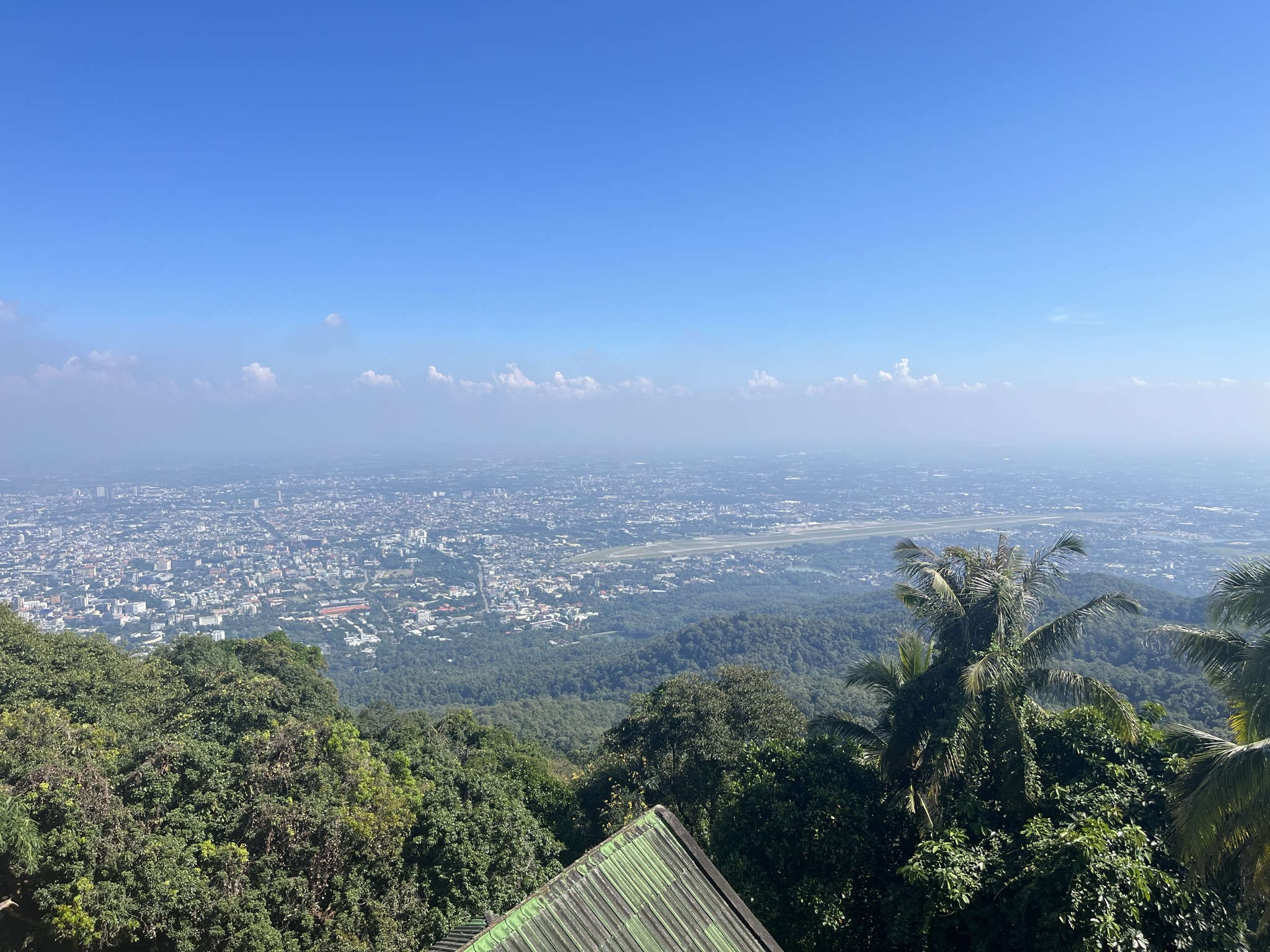 view from doi suthep in chiang mai